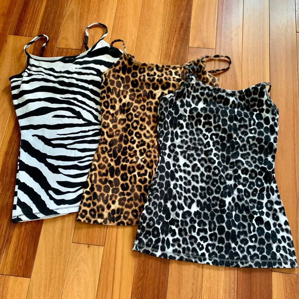 Express Animal Print Bra Camis, Size XS